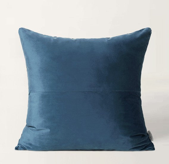 Blue Modern Sofa Pillow, Modern Throw Pillows, Modern Throw Pillow for Couch, Blue Decorative Pillow, Throw Pillow for Living Room-Grace Painting Crafts