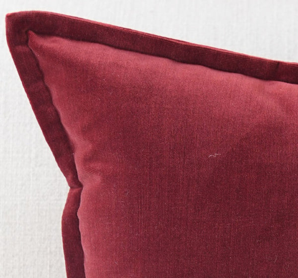 Decorative Pillows for Couch, Modern Sofa Pillows, Simple Modern Pillows, Red Modern Throw Pillows, Contemporary Throw Pillows-Grace Painting Crafts