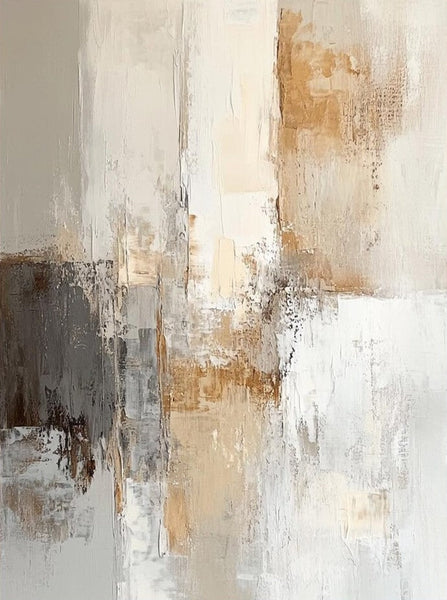 Modern Artwork, Large Canvas Painting, Contemporary Wall Painting, Living Room Wall Painting, Acrylic Painting for Dining Room-Grace Painting Crafts