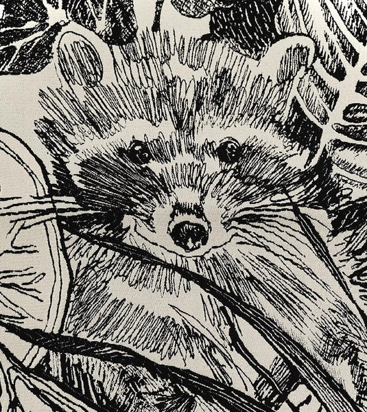 Animal Jungle Raccoon Decorative Throw Pillows for Bedroom, Large Throw Pillow for Interior Design, Contemporary Square Modern Throw Pillows for Couch-Grace Painting Crafts