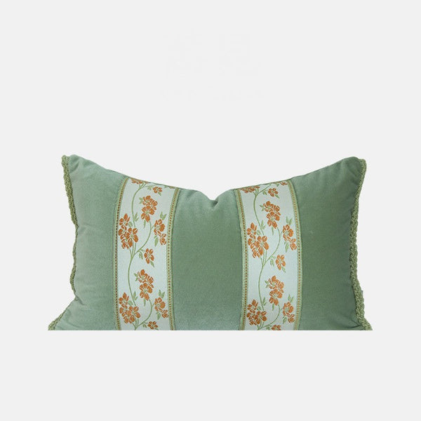 Living Room Decorative Pillows, Modern Decorative Cushions, Decorative Pillows for Bed, Decorative Pillow Arrangement Ideas for Interior Design, Embroidered Floral Bird Pattern Pillow Covers-Grace Painting Crafts