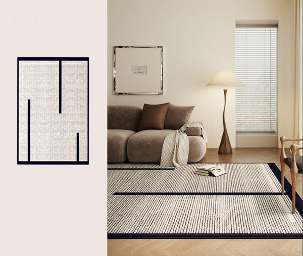 Large Modern Rugs for Living Room, Mid Century Modern Rugs for Bedroom, Contemporary Abstract Rugs under Dining Room Table-Grace Painting Crafts