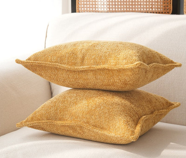 Modern Sofa Pillows, Simple Modern Pillows, Yellow Decorative Pillows for Couch, Modern Throw Pillows, Contemporary Throw Pillows-Grace Painting Crafts