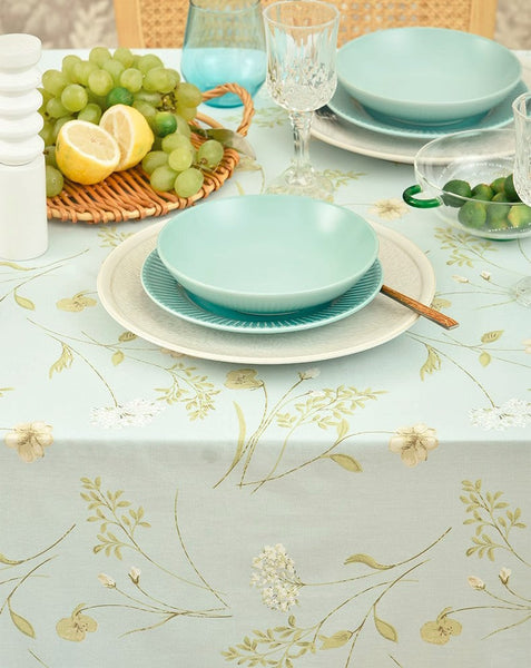 Farmhouse Table Cloth, Wedding Tablecloth, Large Rectangle Tablecloth for Dining Room Table, Rectangular Table Covers for Kitchen, Square Tablecloth for Coffee Table-Grace Painting Crafts