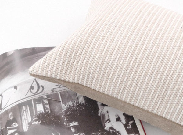 Modern Decorative Pillow Covers, Beige Modern Sofa Cushion, Large Decorative Throw Pillows for Living Room, Contemporary Modern Pillows for Couch-Grace Painting Crafts