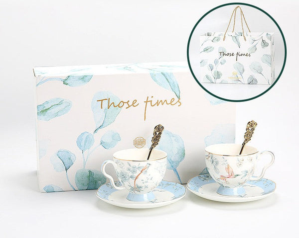 Porcelain Coffee Cup, Ceramic Tea Cup Set, Luxury Tea Cup with Saucer, Elegant Coffee Cup, Porcelain Tea cups, British Tea Cup Set, Afternoon Tea Cup with Saucer Set-Grace Painting Crafts