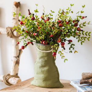Pomegranate Branch, Beautiful Flower Arrangement Ideas for Home Decoration, Table Centerpiece, Artificial Fruit Plants, Spring Artificial Floral for Dining Room-Grace Painting Crafts