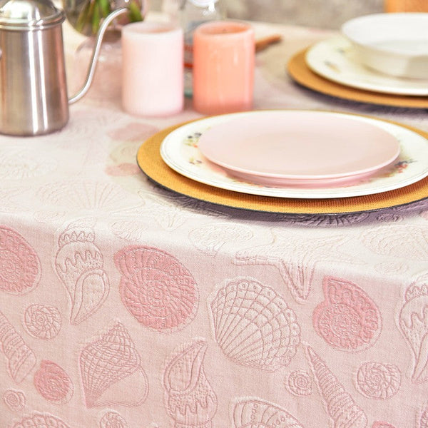 Square Tablecloth for Round Table, Cotton Rectangular Table Covers for Kitchen, Modern Dining Room Table Cloths, Farmhouse Table Cloth, Wedding Tablecloth-Grace Painting Crafts
