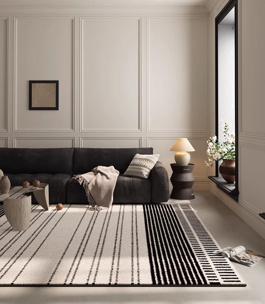 Large Abstract Rugs for Living Room, Extra Large Modern Area Rugs, Geometric Contemporary Modern Rugs Next to Bed-Grace Painting Crafts