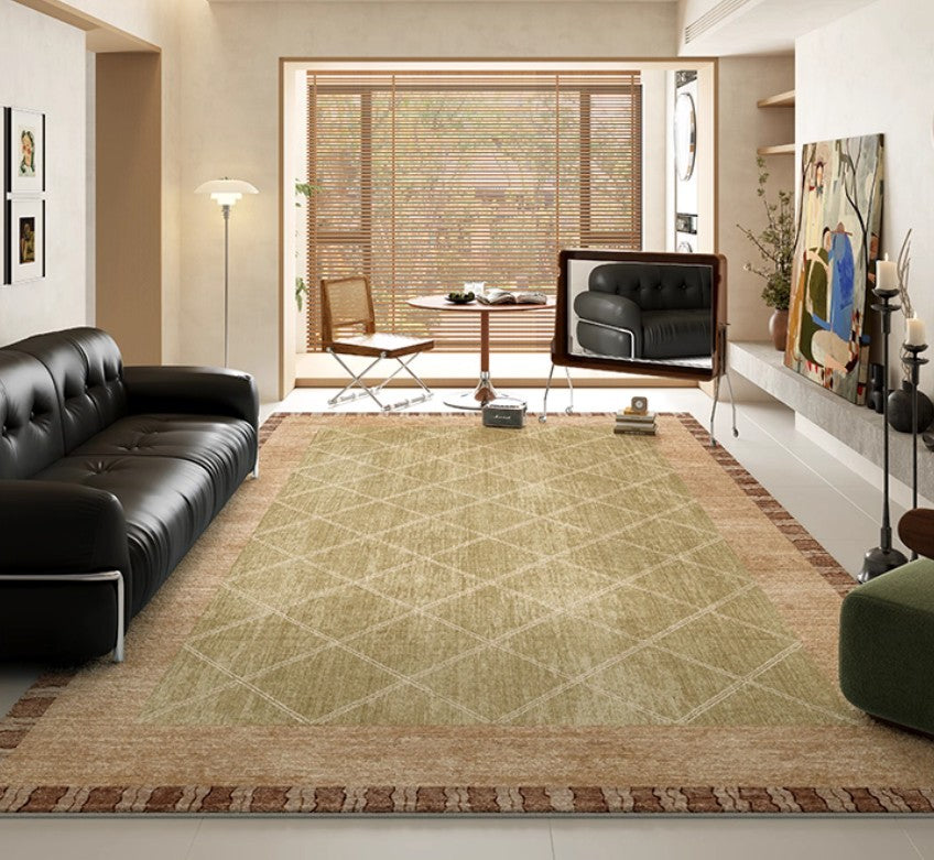 Modern Rugs for Living Room, Geometric Modern Rug Ideas for Living Room, Mid Century Contemporary Area Rugs
