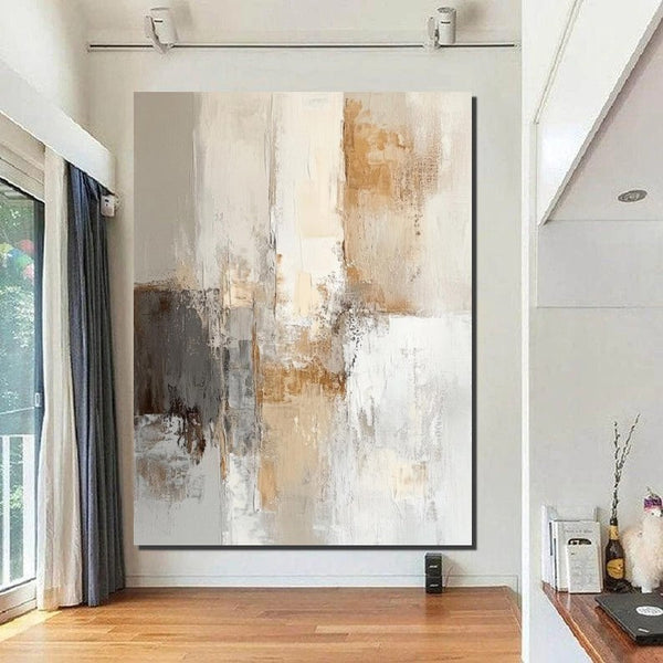 Modern Artwork, Large Canvas Painting, Contemporary Wall Painting, Living Room Wall Painting, Acrylic Painting for Dining Room-Grace Painting Crafts