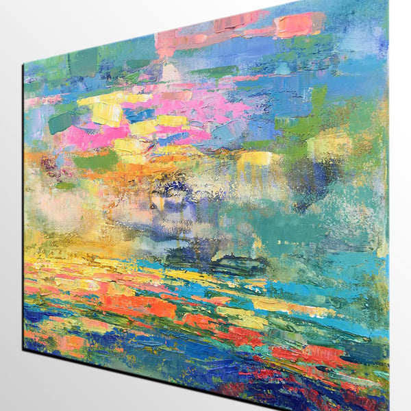 Abstract Acrylic Painting, Contemporary Modern Art, Modern Canvas Painting, Custom Abstract Painting for Living Room-Grace Painting Crafts