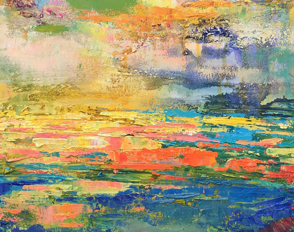 Abstract Acrylic Painting, Contemporary Modern Art, Modern Canvas Painting, Custom Abstract Painting for Living Room-Grace Painting Crafts