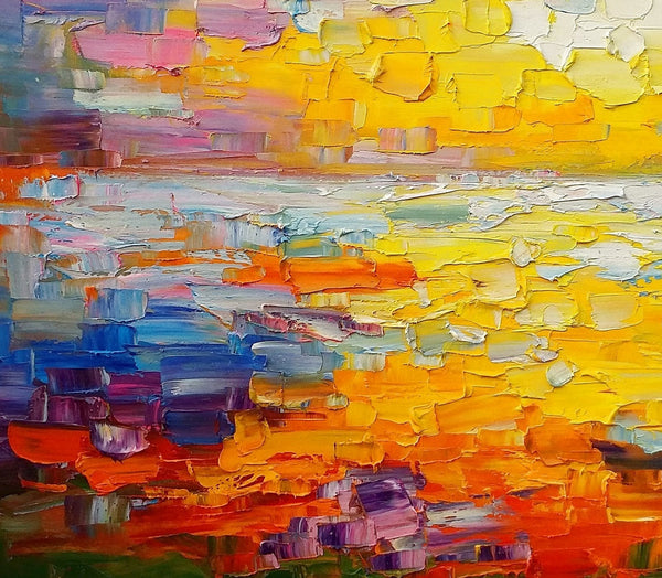 Large Canvas Art, Abstract Painting, Impasto Art, Canvas Oil Painting, Custom Extra Large Painting-Grace Painting Crafts