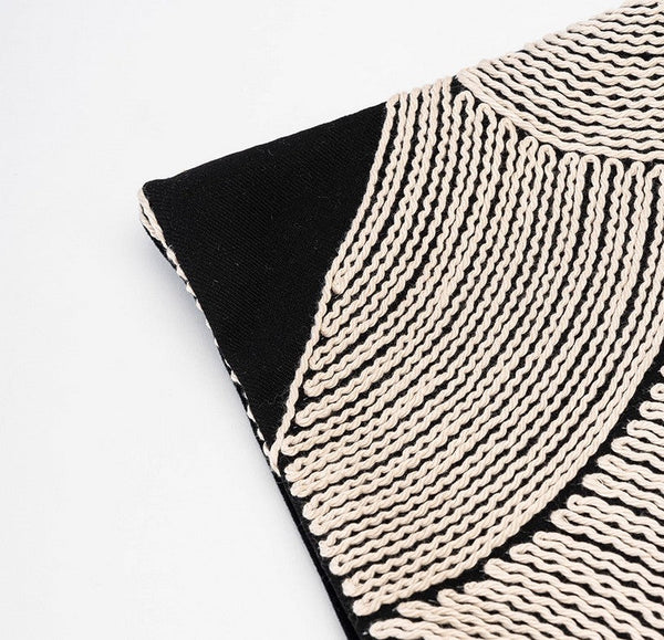 Modern Pillows for Couch, Contemporary Modern Sofa Pillows, Decorative Throw Pillows for Bedroom, Large Modern Pillow for Living Room-Grace Painting Crafts