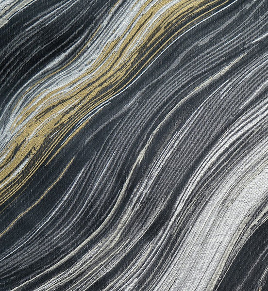 Simple Throw Pillow for Interior Design, Modern Black Gray Golden Lines Decorative Throw Pillows, Modern Sofa Pillows, Contemporary Square Modern Throw Pillows for Couch-Grace Painting Crafts