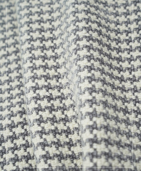 Gray Chequer Modern Sofa Pillows, Large Decorative Throw Pillows, Contemporary Square Modern Throw Pillows for Couch, Abstract Throw Pillow for Interior Design-Grace Painting Crafts