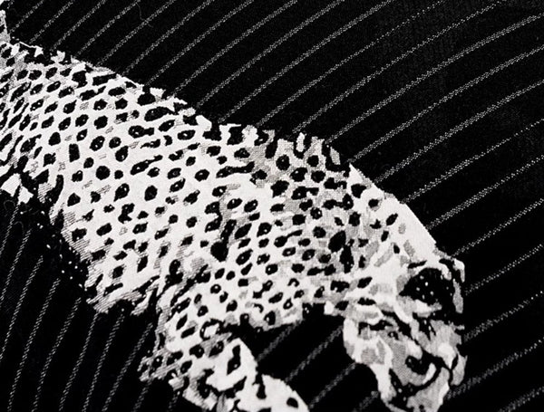 Large Modern Sofa Pillow Cases, Black Decorative Pillow Covers, Cheetah Modern Pillows for Couch, Abstract Decorative Throw Pillows for Living Room-Grace Painting Crafts