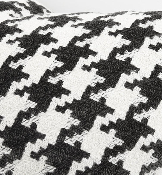 Decorative Pillows for Couch, Contemporary Throw Pillows for Living Room, Black and White Modern Sofa Pillows, Modern Square Pillows-Grace Painting Crafts