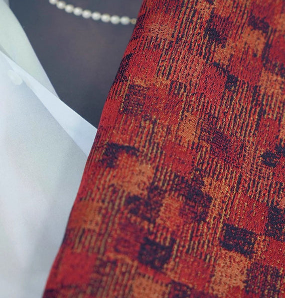 Large Modern Sofa Pillows, Red Decorative Throw Pillows for Couch, Large Decorative Throw Pillows, Contemporary Sofa Pillows for Interior Design-Grace Painting Crafts