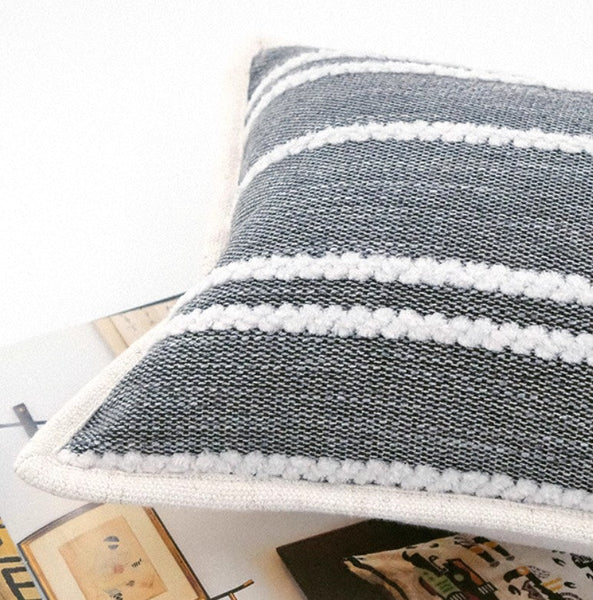 Contemporary Modern Sofa Pillows, Large Throw Pillow for Interior Design, Simple Decorative Throw Pillows, Large Square Modern Throw Pillows for Couch-Grace Painting Crafts