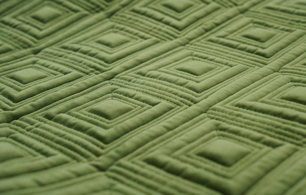 Large Square Modern Throw Pillows for Couch, Green Geometric Modern Sofa Pillows, Large Decorative Throw Pillows, Simple Throw Pillow for Interior Design-Grace Painting Crafts