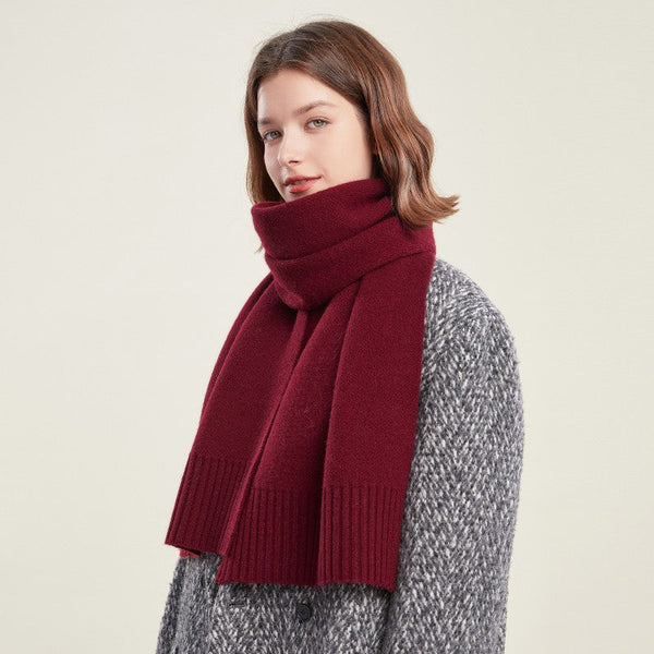 Wool Scarf for Women, Casual Scarf for Women, Fashion Designer Scarf, Cold Weather Scarf, Modern Winter Scarf, Soft Cashmere Scarf for Women-Grace Painting Crafts