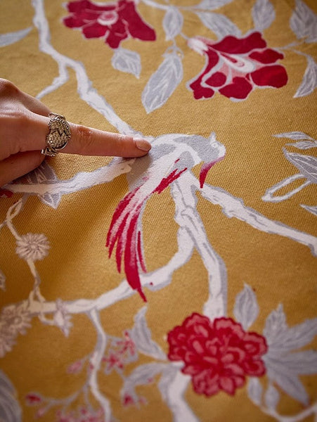 Farmhouse Table Cloth, Dining Room Flower Table Cloths, Large Square Tablecloth for Round Table, Extra Large Rectangular Table Covers for Kitchen-Grace Painting Crafts