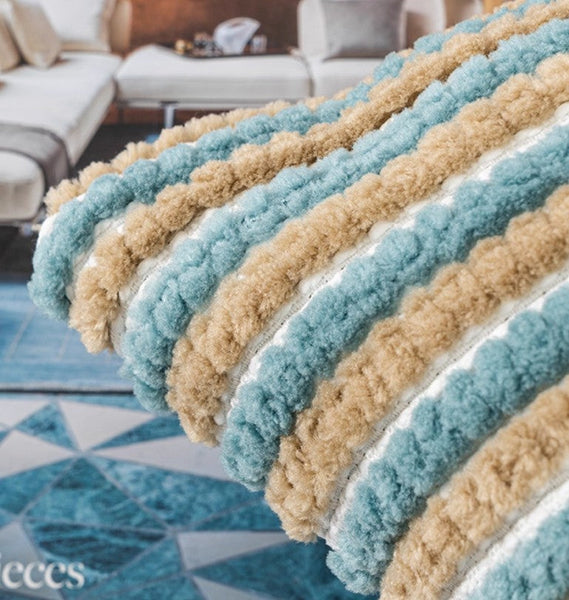 Large Decorative Throw Pillows, Abstract Modern Sofa Pillows, Contemporary Square Modern Throw Pillows for Couch, Simple Throw Pillow for Interior Design-Grace Painting Crafts