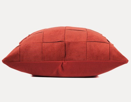 Modern Throw Pillows, Decorative Throw Pillow for Couch, Red Modern Sofa Pillows, Decorative Throw Pillows for Living Room Couch, Large Square Pillows-Grace Painting Crafts