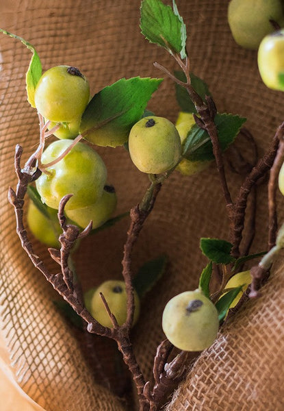 Beautiful Modern Flower Arrangement Ideas for Home Decoration, Apple Branch, Fruit Branch, Table Centerpiece, Simple Artificial Floral for Dining Room-Grace Painting Crafts