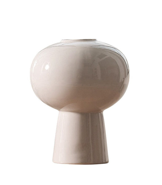 Contemporary Vases on Dining Table, Centerpiece Ceramic Bouquet Vases, Porcelain Vases for Modern Home Decor, Handmade Modern Flower Vase-Grace Painting Crafts