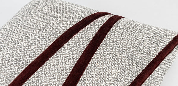 Light Gray Contemporary Throw Pillow for Living Room, Simple Modern Sofa Throw Pillows, Modern Decorative Throw Pillows for Couch-Grace Painting Crafts