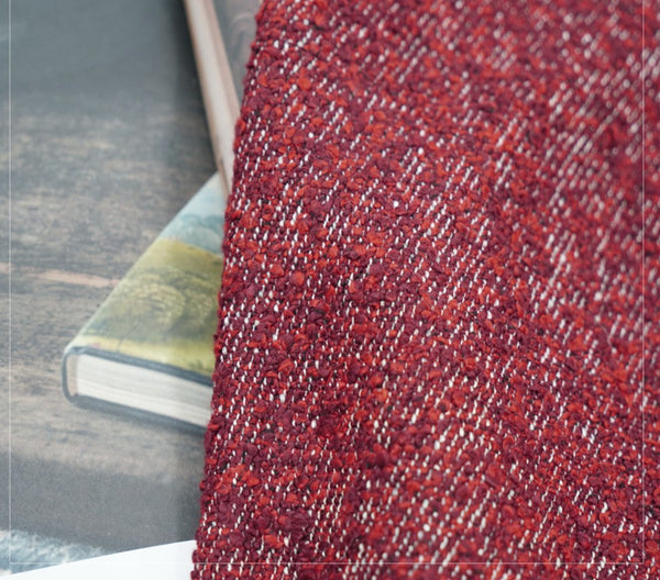 Large Abstract Throw Pillows for Couch, Contemporary Throw Pillow for Living Room, Red Modern Square Pillows, Modern Sofa Throw Pillows-Grace Painting Crafts