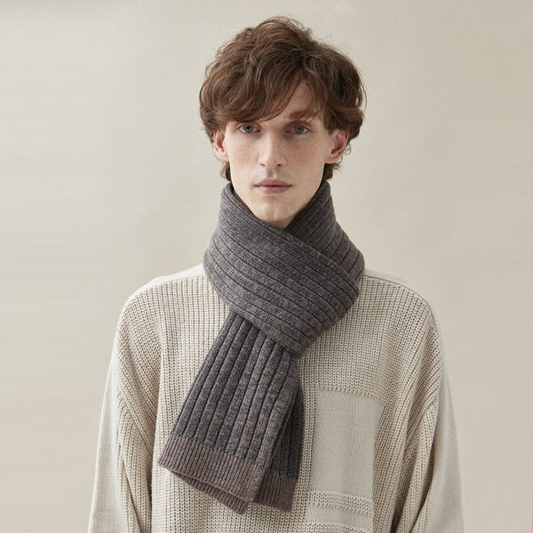 Modern Fashion Scarf, Formal Men Scarf Styles, Pure Wool Scarf, Casual Scarf Men, Business Wool Scarf for Gentleman, Men's Winter Scarf, Men's Wool Scarf Winter-Grace Painting Crafts