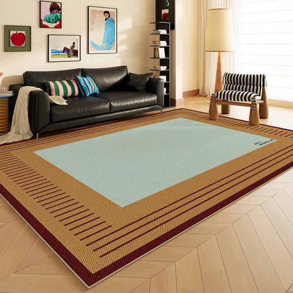 Mid Century Contemporary Rugs, Modern Living Room Rug Ideas, Geometric Modern Area Rugs, Modern Rugs for Dining Room-Grace Painting Crafts