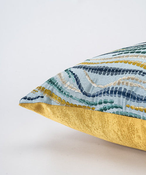 Square Modern Pillows for Couch, Contemporary Modern Sofa Pillows, Decorative Throw Pillows for Bedroom, Large Throw Pillow for Living Room-Grace Painting Crafts