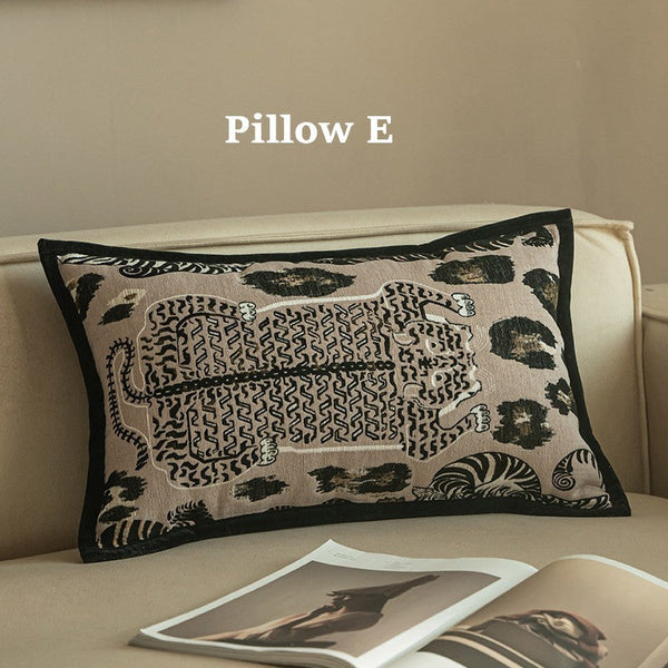Modern Decorative Pillow Covers, Decorative Pillow Arrangement Ideas for Couch, Large Decorative Throw Pillows, Decorative Pillows for Living Room-Grace Painting Crafts