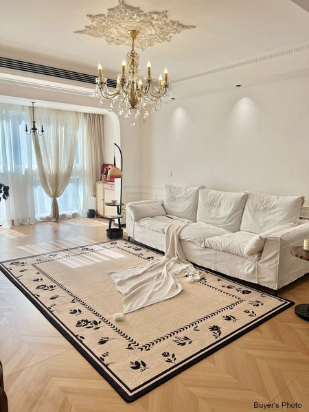 Unique Modern Rugs for Dining Room, Abstract Modern Rugs for Bedroom, Large Modern Rugs for Living Room, Contemporary Geometric Modern Rugs-Grace Painting Crafts