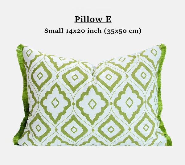 Unique Decorative Pillow Arrangement Ideas for Couch, Modern Decorative Cushion Covers, Decorative Pillows for Living Room, Large Decorative Pillows for Interior Design-Grace Painting Crafts