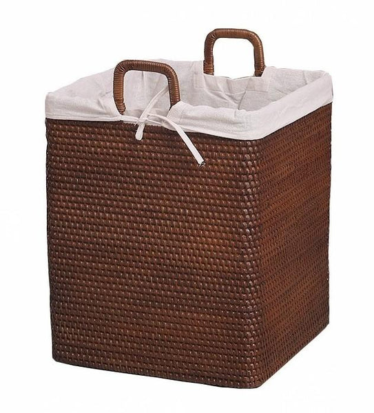 Large Storage Baskets for Bathroom, Rectangular Storage Baskets, Rattan Storage Baskets, Laundry Storage Baskets, Storage Baskets for Clothes-Grace Painting Crafts