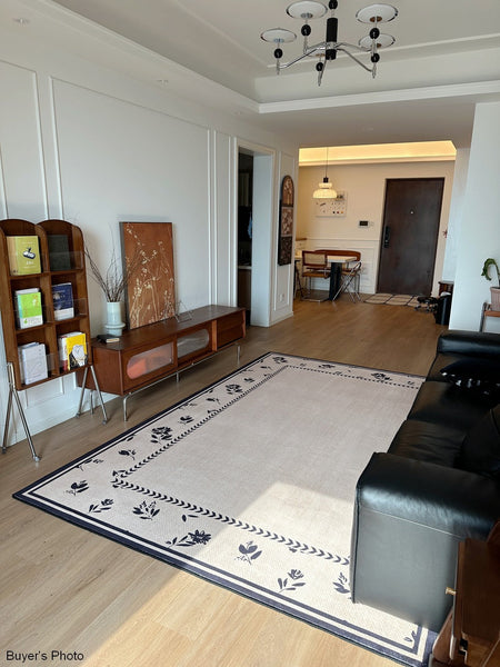 Unique Modern Rugs for Dining Room, Abstract Modern Rugs for Bedroom, Large Modern Rugs for Living Room, Contemporary Geometric Modern Rugs-Grace Painting Crafts