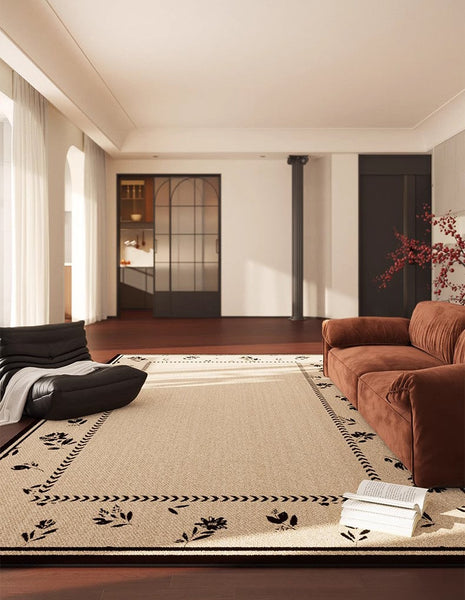 Unique Modern Rugs for Dining Room, Abstract Modern Rugs for Bedroom, Large Modern Rugs for Living Room, Contemporary Geometric Modern Rugs-Grace Painting Crafts