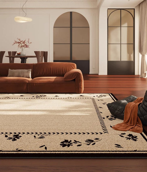 Unique Modern Rugs for Dining Room, Abstract Modern Rugs for Bedroom, Large Modern Rugs for Living Room, Contemporary Geometric Modern Rugs-Grace Painting Crafts