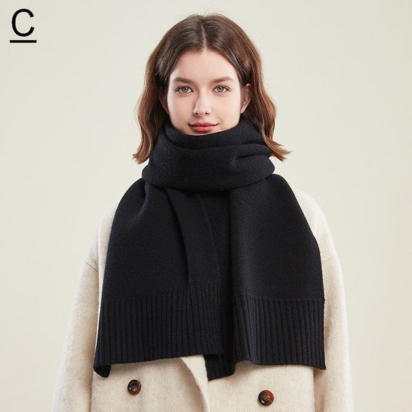 Fashion Designer Scarf, Cold Weather Scarf, Wool Scarf for Women, Casual Scarf for Women, Modern Winter Scarf, Soft Cashmere Scarf for Women-Grace Painting Crafts