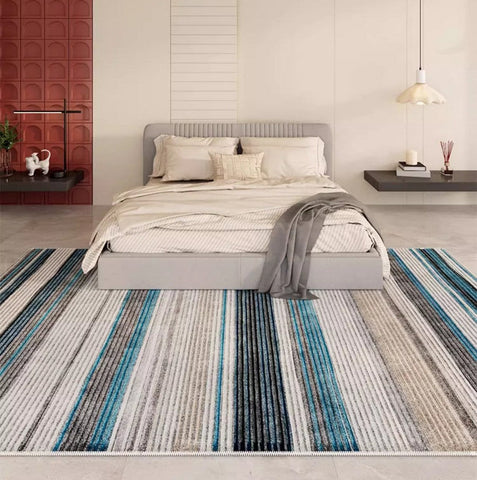 Unique Modern Rugs for Living Room, Abstract Contemporary Rugs for Bedroom, Modern Area Rugs under Sofa, Dining Room Floor Rugs, Modern Carpets for Office-Grace Painting Crafts