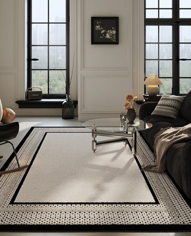 Dining Room Geometric Area Rugs, Contemporary Modern Rugs for Office, Bedroom Modern Rugs, Large Modern Rugs for Living Room-Grace Painting Crafts