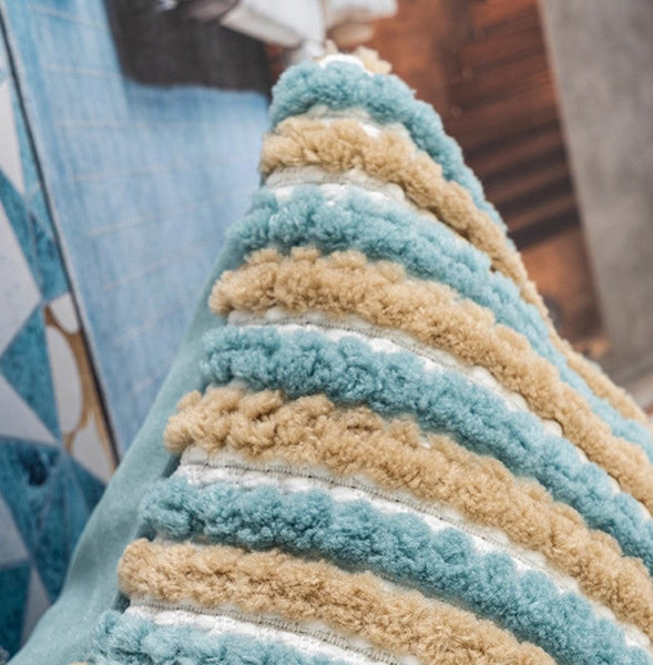 Large Decorative Throw Pillows, Abstract Modern Sofa Pillows, Contemporary Square Modern Throw Pillows for Couch, Simple Throw Pillow for Interior Design-Grace Painting Crafts