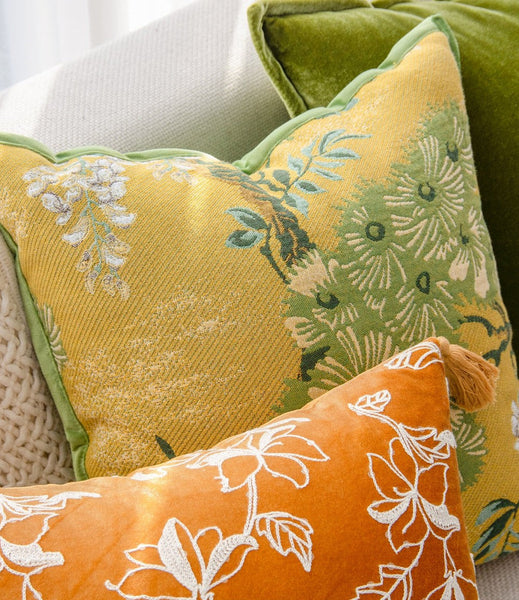 Unique Decorative Pillows for Bedroom, Modern Decorative Pillows for Couch, Decorative Cushion Covers, Decorative Pillow Arrangement Ideas for Interior Design-Grace Painting Crafts