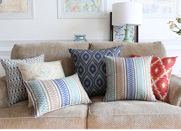 Decorative Pillows for Couch, Simple Modern Throw Pillows, Geometric Pattern Throw Pillows, Decorative Sofa Pillows for Living Room-Grace Painting Crafts
